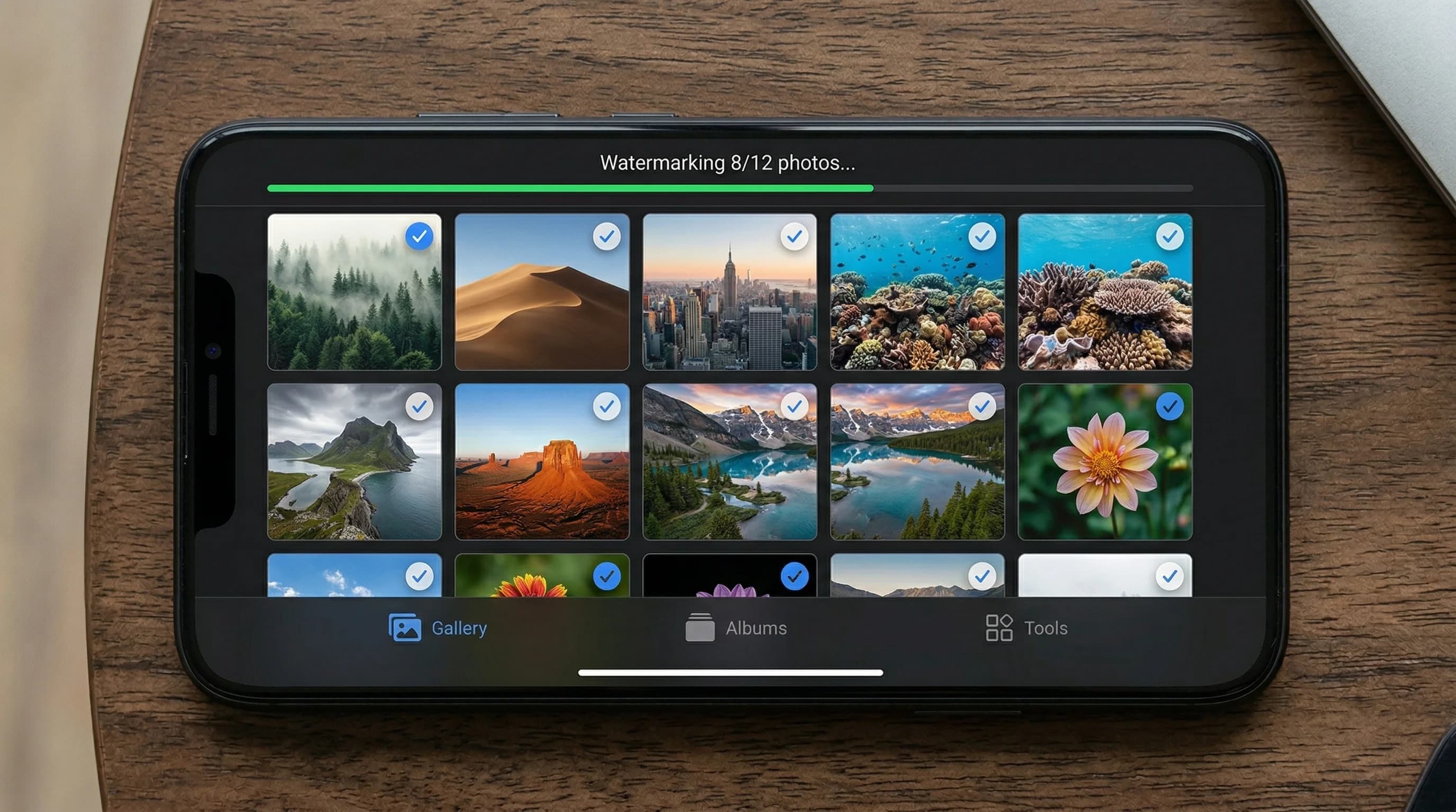 Batch watermark hundreds of photos at once